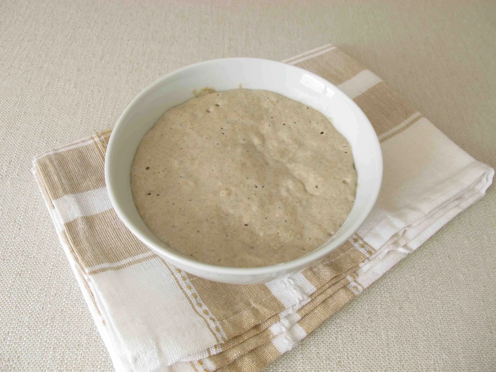 Sourdough fermentation process