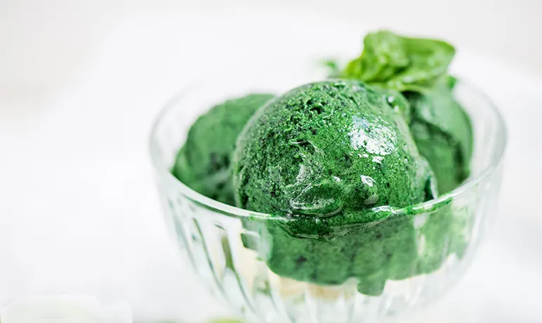 Algae ice cream